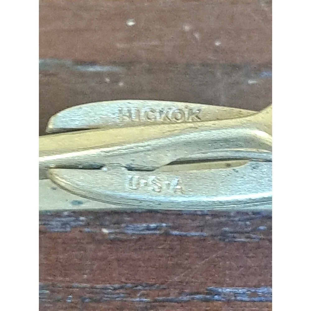 Vintage Hickok Riding Crop Tie Clasp Made In USA